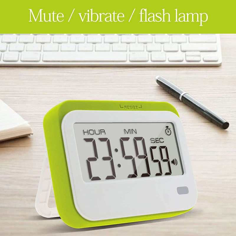 Digital Kitchen Timer Alarm Clock Stopwatch Loud Mute Blinking Light And Magnetic Stand .Kitchen Classroom | Дом и сад