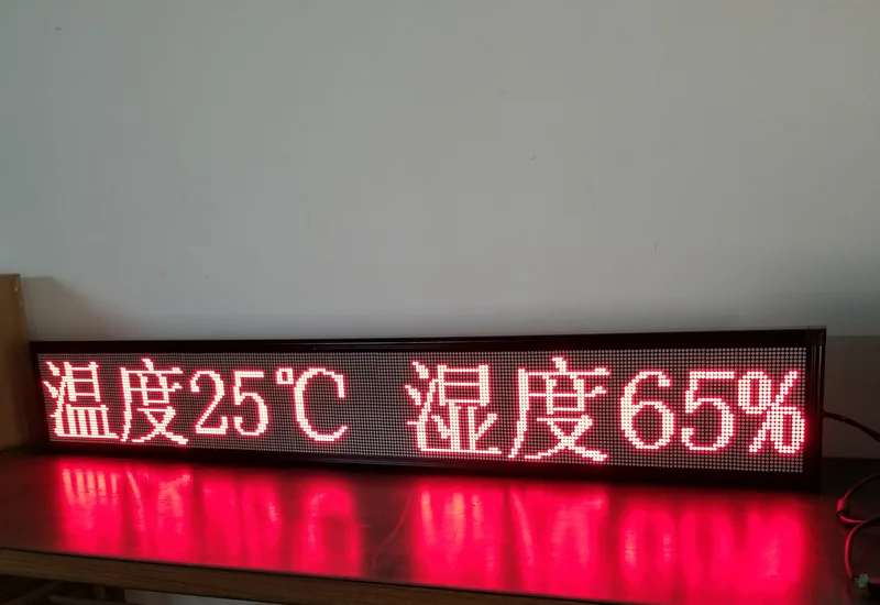 Светодиодный дисплей контрольной карты с библиотека шрифта поддержка протокола