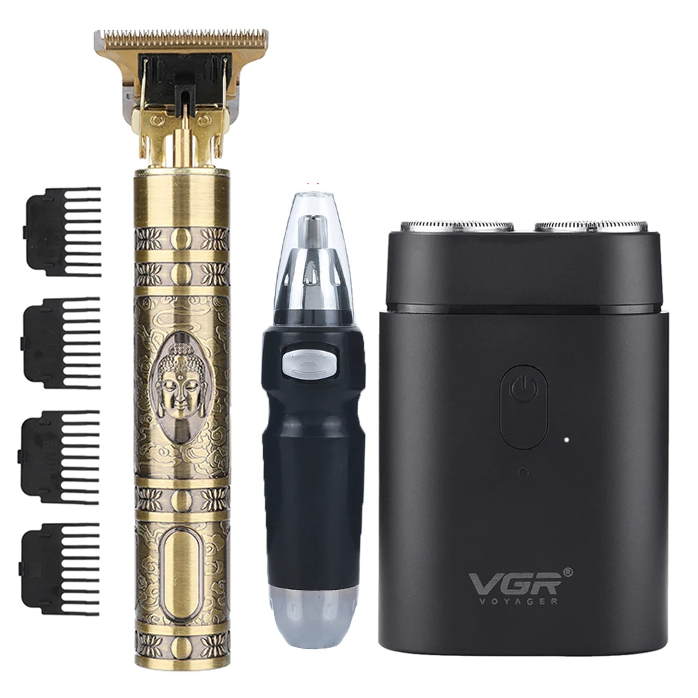 

USB перезаряжаемые T9 машинка для стрижки волос лысый волос электрические расчески для волос, триммер для стрижки волос, машинка для стрижки б...