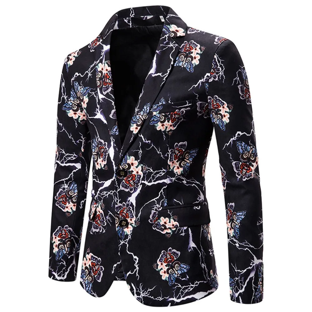 

Loldeal Men's Party / Club / Party / Cocktail Sophisticated Spring / Fall Regular Blazer Long Sleeve