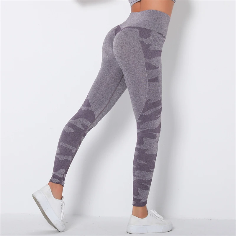 

Yoga Pants Seamless Fitness Leggings Women Stretchy Elastic Tummy Control High Waist Gym Workout Running Push Up Sport Tights L