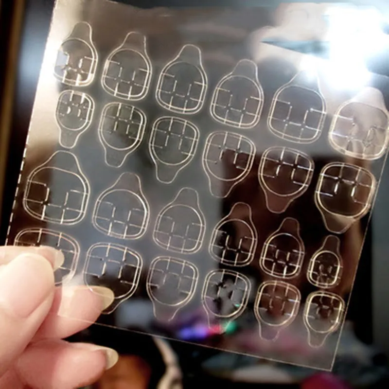 5 шт/комплект Новая двухсторонняя гель Стикеры прозрачная лента Гибкая