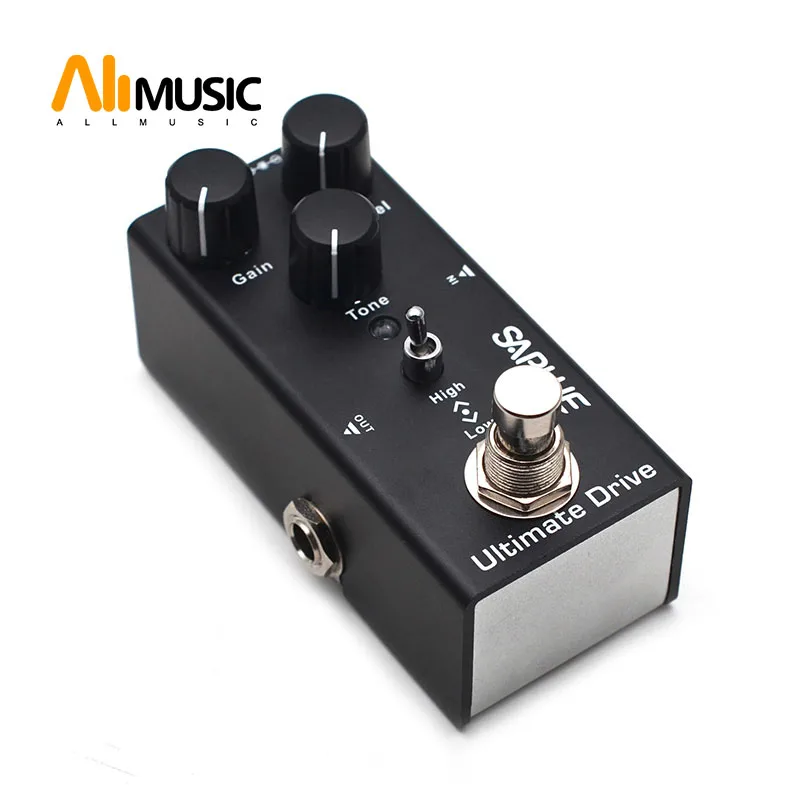 saphue elektrische gitarre verzerrung pedal gainebeneton knob highlow frequency wirkung pedal mini einzigen typ dc 9v true bypass free global shipp