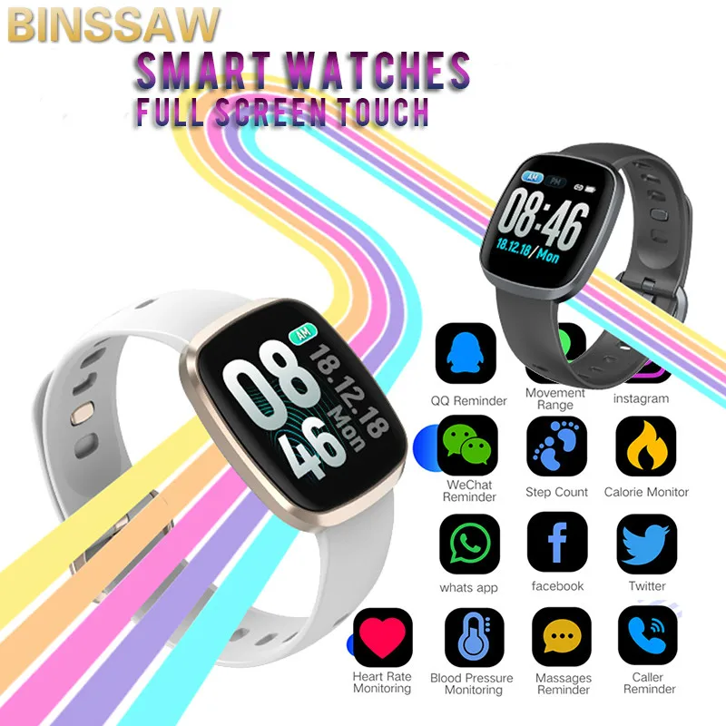 Смарт часы с пульсометром фитнес трекером и сенсорным экраном|Мужские