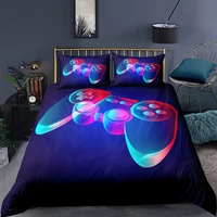 cartoon duvet coverpillowcase 3d gamepad printed bedding set child bedroom single twin double queen king size home textiles