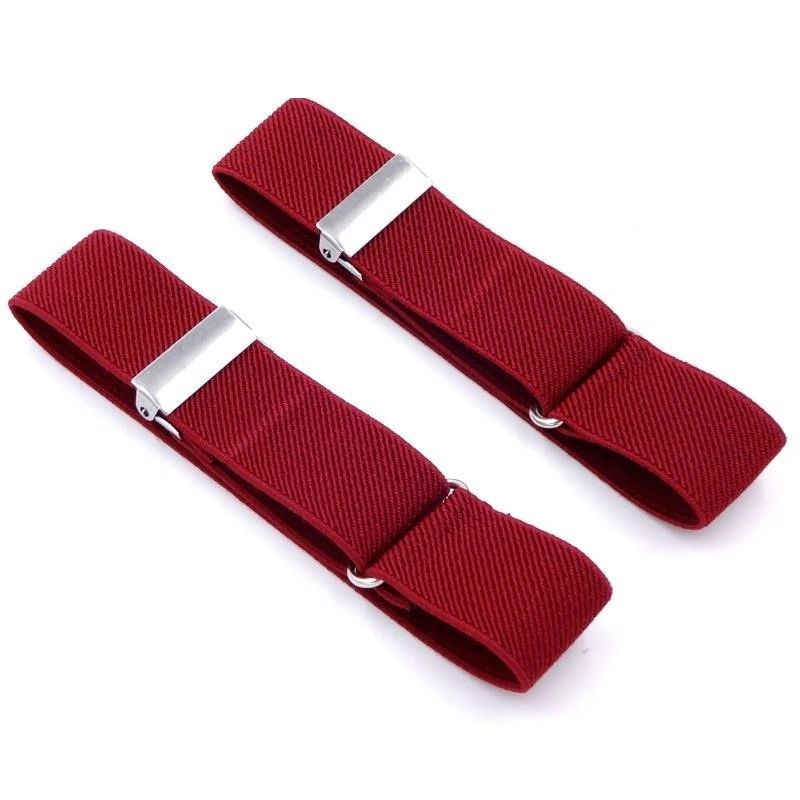 2.5cm Elasticated Unisex Armbands Sleeve Garter Adjustable Gift Shirt Holders Cufflink Business Wedding Groom Accessory - купить по