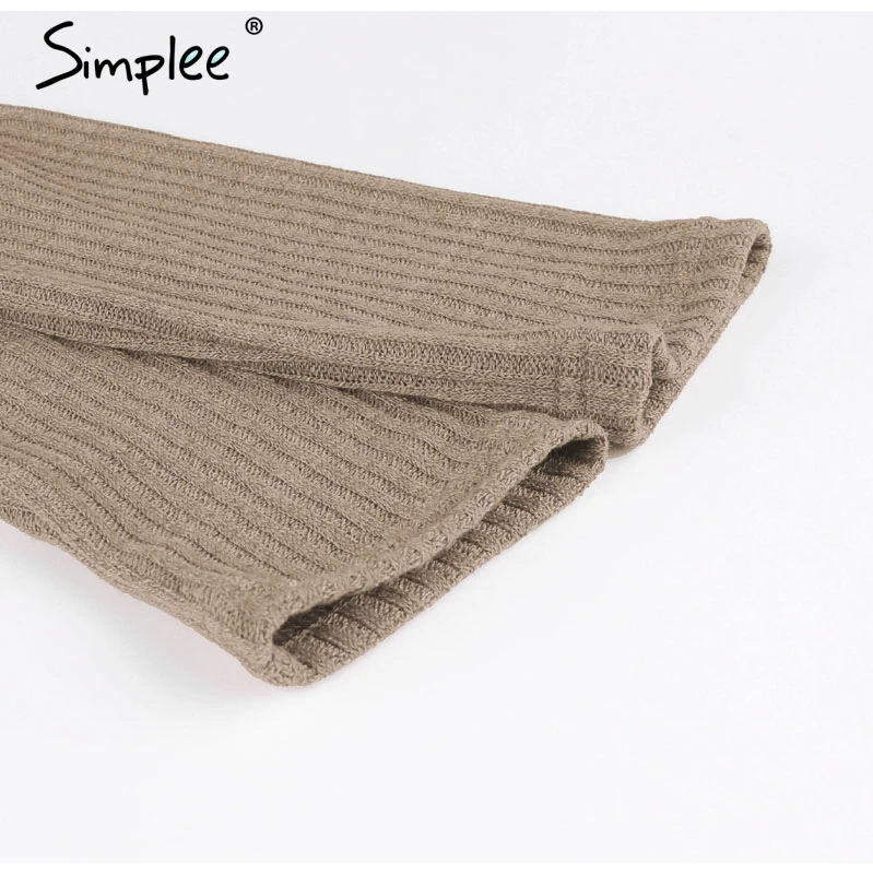 Женское осенне-зимнее мини-платье Simplee с длинным рукавом сексуальное