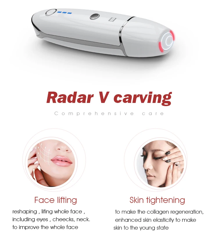 

Home Use Ultrasound Beauty Instrument Mini HIFU Anti-Aging V-Shape Face RF Machine Tightening Skin Care Spa Beauty Machine