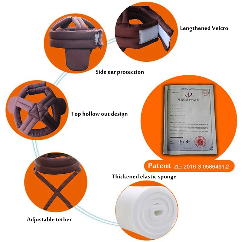 Защитная шапочка для пожилых людей Домашняя безопасность дышащая хлопковая