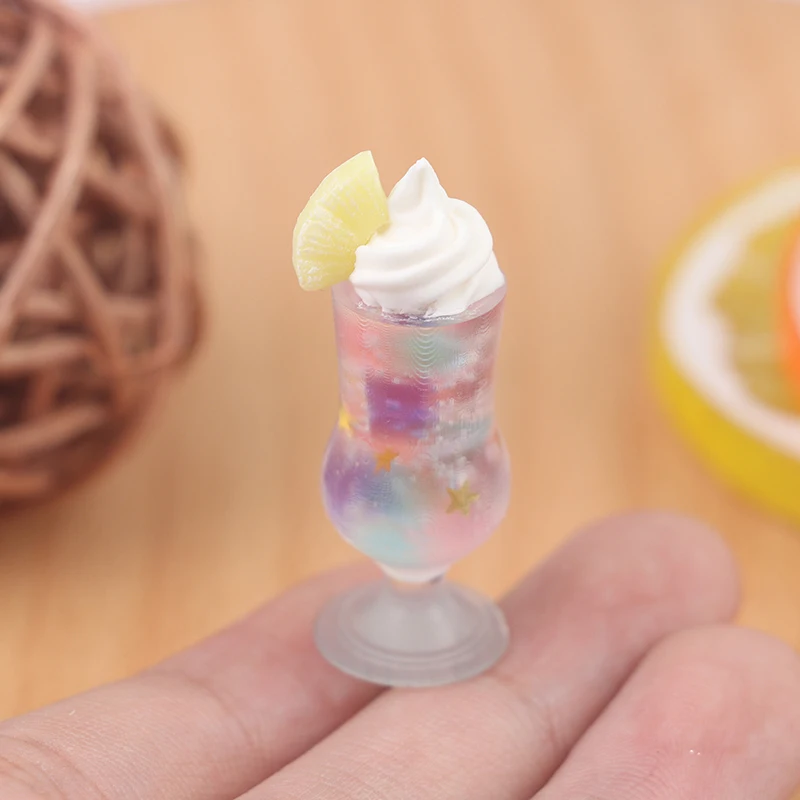 

1 шт. миниатюрные чашки для кукольного домика, цветные чашки для напитков, мороженого, набор моделей, игрушечные мини-чашки для еды, аксессуа...
