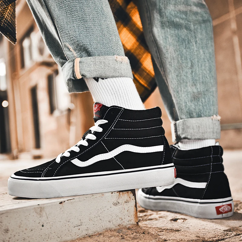 Кроссовки Парусиновая обувь Высокая классическая WS008 для мужчин и женщин