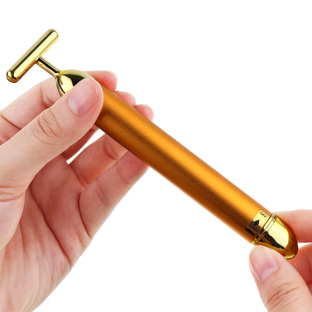 Вибромассажер для похудения лица 24 К золотой массажер подтяжка кожи