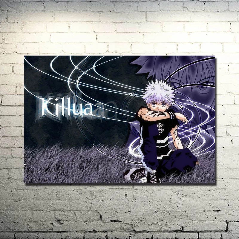 

Cuadros Anime Hunter X Hunter Killua HD Print Canvas Wall Art Pictures Home Decor Manga Oil Paintings Modular Room Decoration