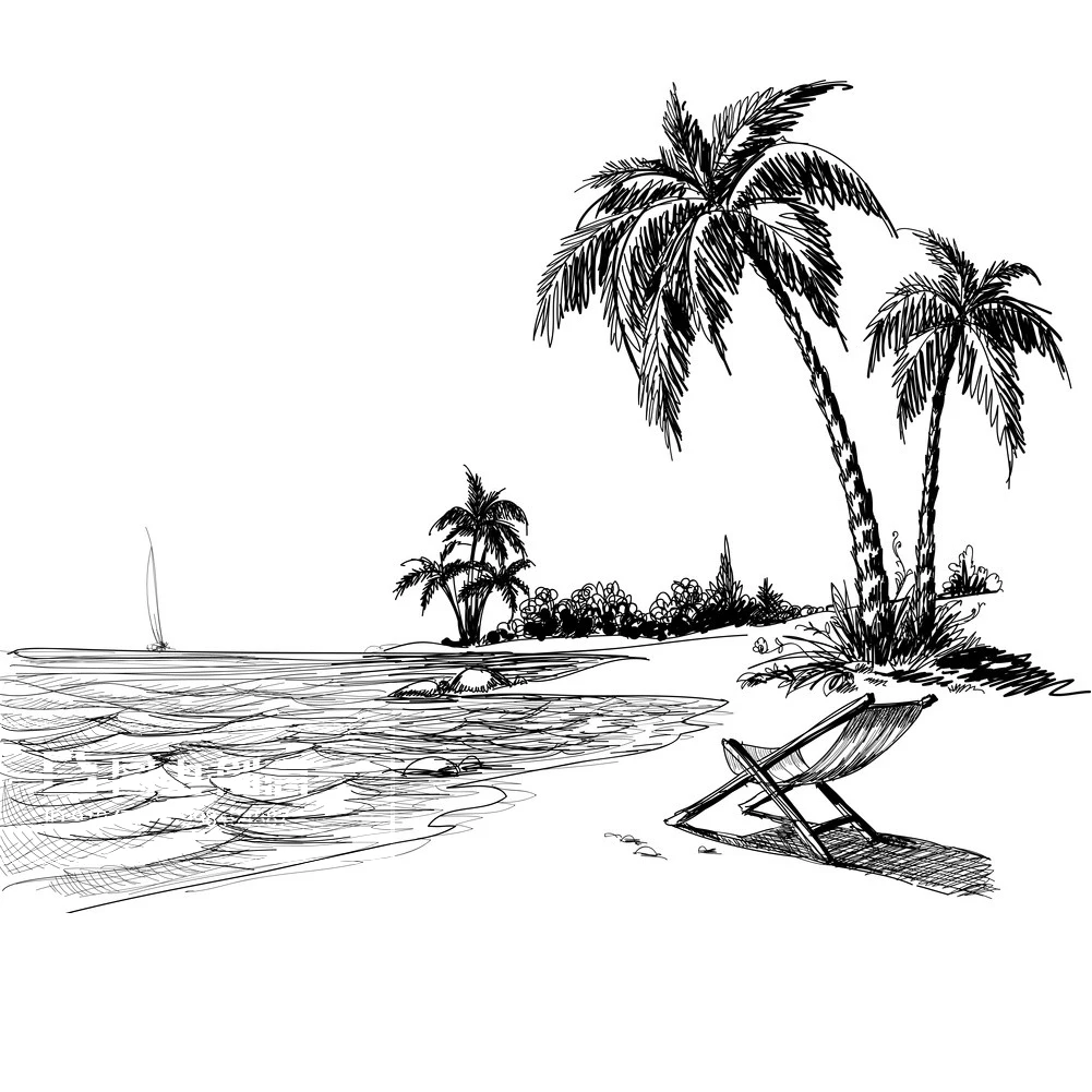 

DABOXIBO Coconut Tree By The Beach Clear Stamps Mold For DIY Scrapbooking Cards Making Decorate Crafts 2020 NEW Arrival
