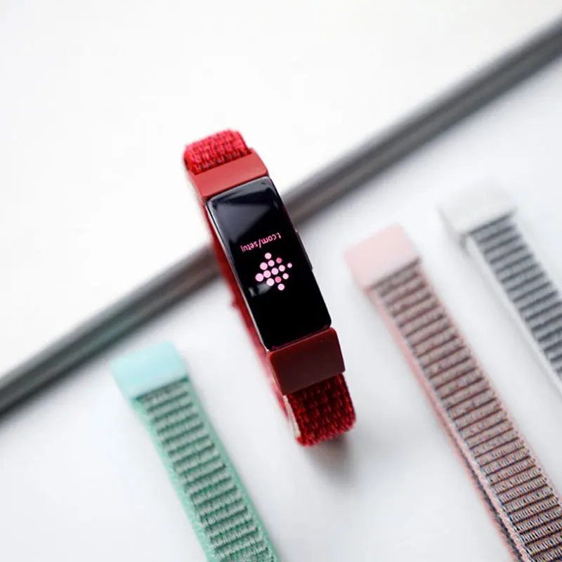 Сменный Браслет Fitbit Inspire HR для inspire нейлоновый наручный ремешок на липучке