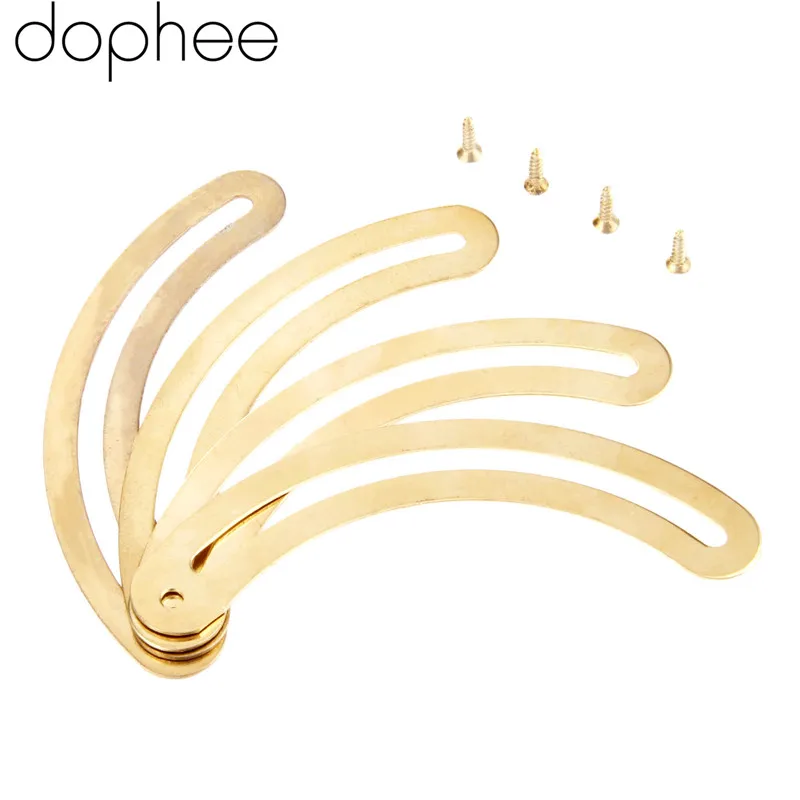 4 шт. 95 мм золотые изогнутые деревянные ящики для вина большие петли ящика