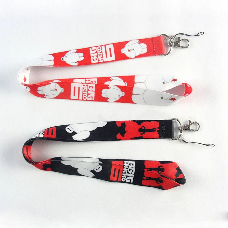 С буквенным принтом Большой Герой 6 Baymax мобильный телефон ремешки с застежками на