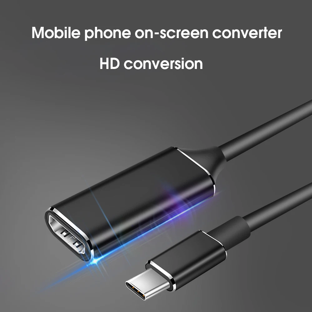 USB 3 1 type C к HDMI 4K HD ТВ кабель адаптер Hdmi конвертер Мужской женскому сплиттер для Mac