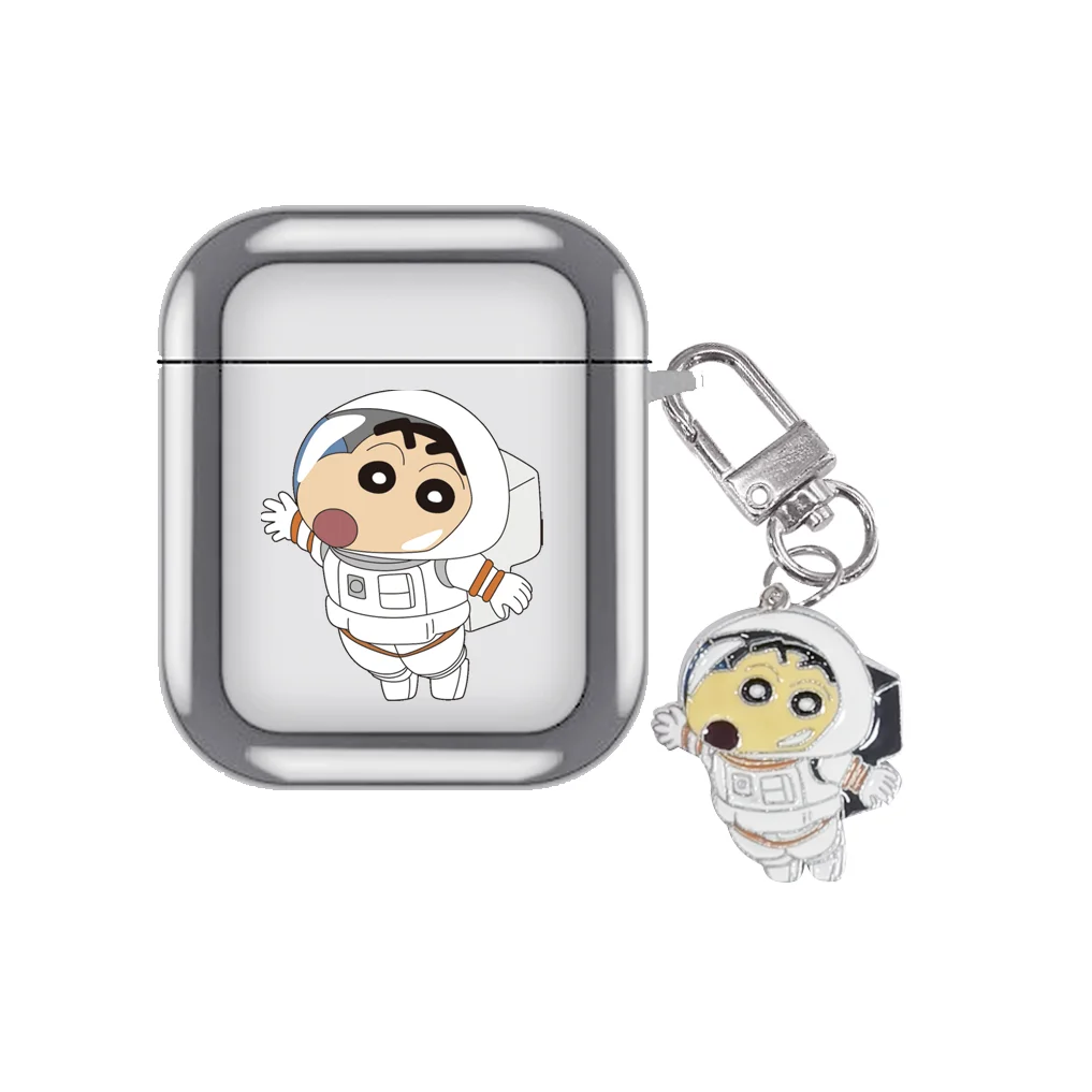 

For AirPods Pro / AirPods 1 2 cartoon Plating headset Case fashion Chain Earphone Protection Cover Cute Air Pods Case