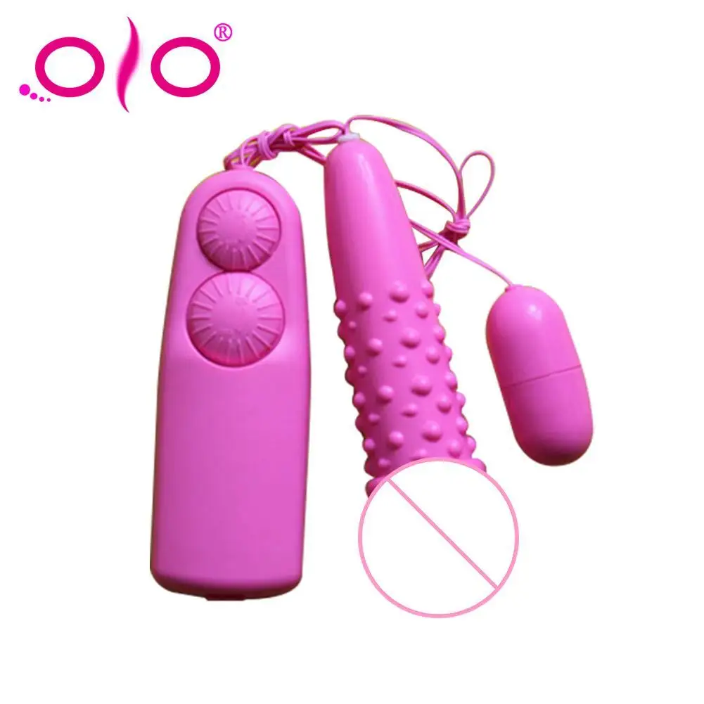 

Двойной вибратор OLO для женской стимуляции точки G, вибрирующее яйцо на 2 соединениях, секс-игрушка для мастурбации, массажер, стимуляция