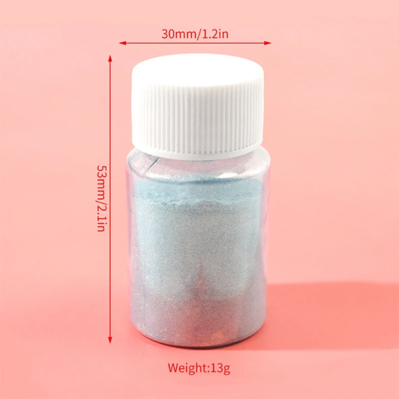 

D0LC Polarizing Powder Resin Pigment Dye UV Resin Epoxy DIY 9 Colors