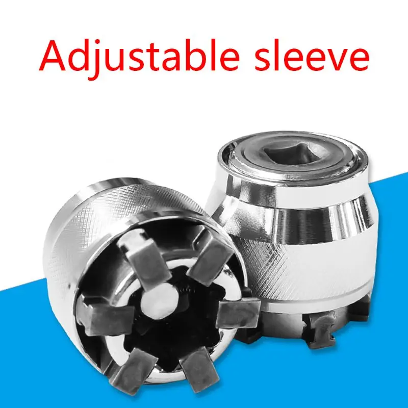 

1PC 3/8 inch Drive 10-19 mm Adjustable Hex universal Socket Torque Ratchet Socke