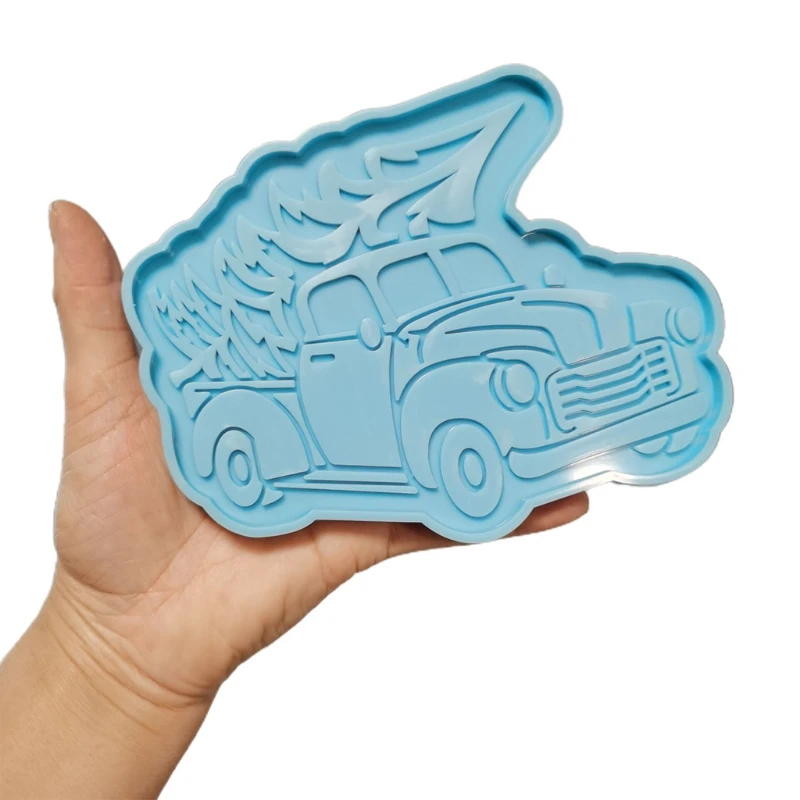 

Creative Mat Epoxy Resin Mold Coaster Tray Silicone Mould DIY Crafts Tool 85LF