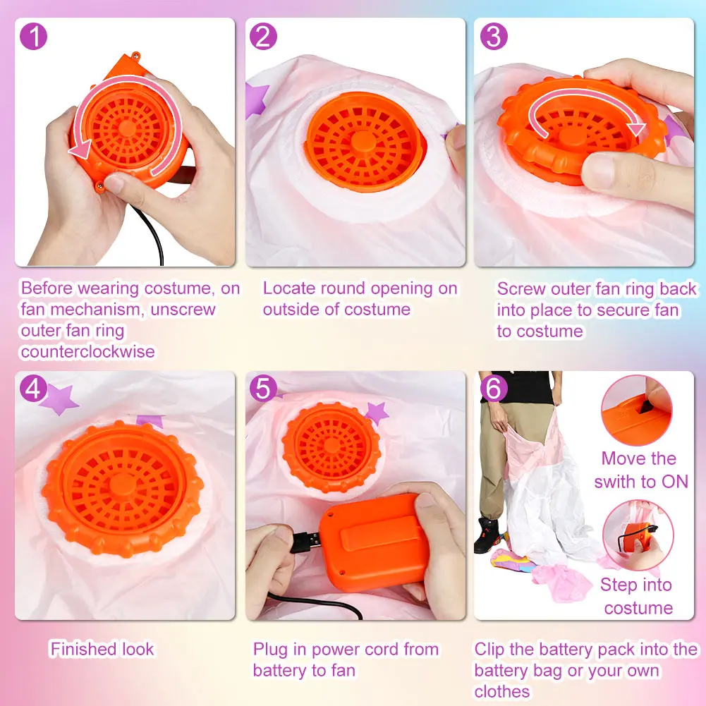 Надувной костюм единорога OurWarm на Хэллоуин надувной для мужчин и женщин товары