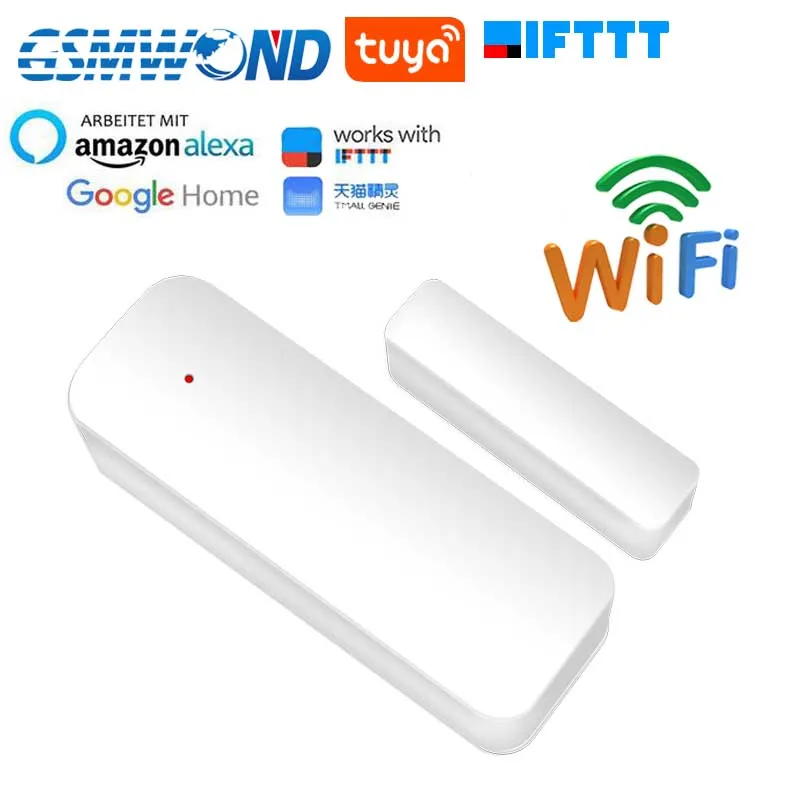 2 4G Φ Tuyasmart Smart Life APP детекторы открытия/закрытия дверей домашние смарт совместимые