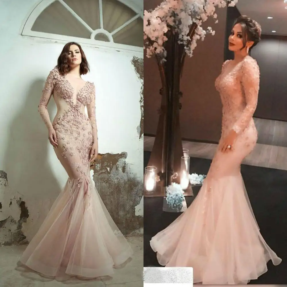 

Женское платье с юбкой-годе, бежевое платье с кружевной аппликацией для особых случаев, платье для выпускного вечера, 2020