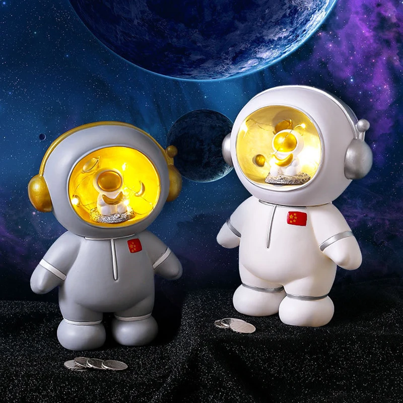 

Новинка красочный корейский модный ночник астронавт мультфильм Копилка Сделай сам спальня крафт игрушки Девочка День рождения Рождествен...