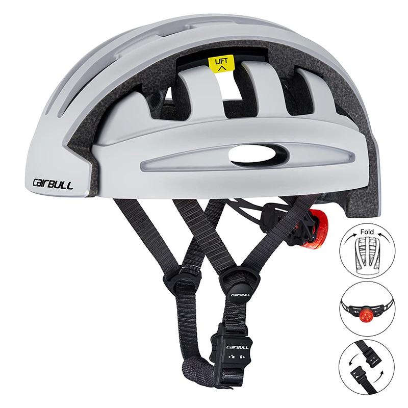 

Cairbull FIND Cycling Helmet, Folding Bicycle Helmet Casco MTB Hombre Integrally Molded Cascos Para Bicicleta Casco Ciclismo