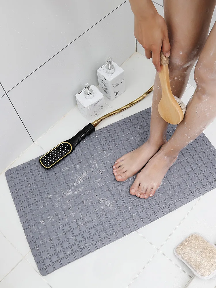 38x70cm premium non slip shower bathtub mat strong grip with 87 suction cups and 90 drain holes bathroom mat for kid and adult free global shipping