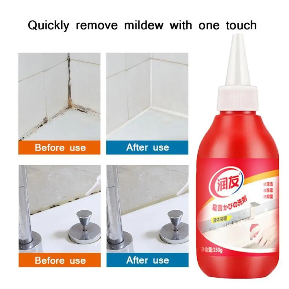 

Household Tile Cleaner Floor Wall Fungicide Detergent Efficiency Removal High Countertop Kitchen Antibacterial Gel Bathroom M4I8