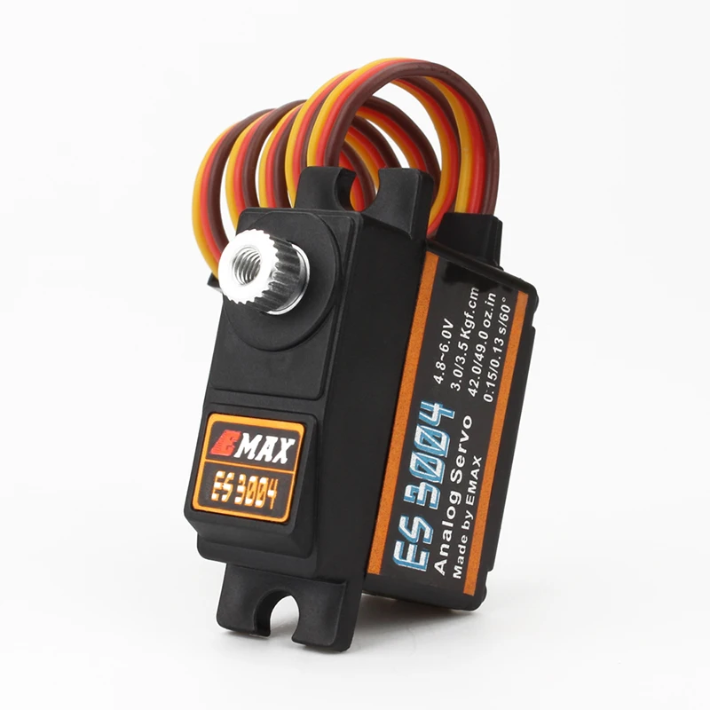 EMAX ES3004 17g 3 5 кг 0.13sec 23T Металлическая Шестерня Аналоговый сервопривод для RC