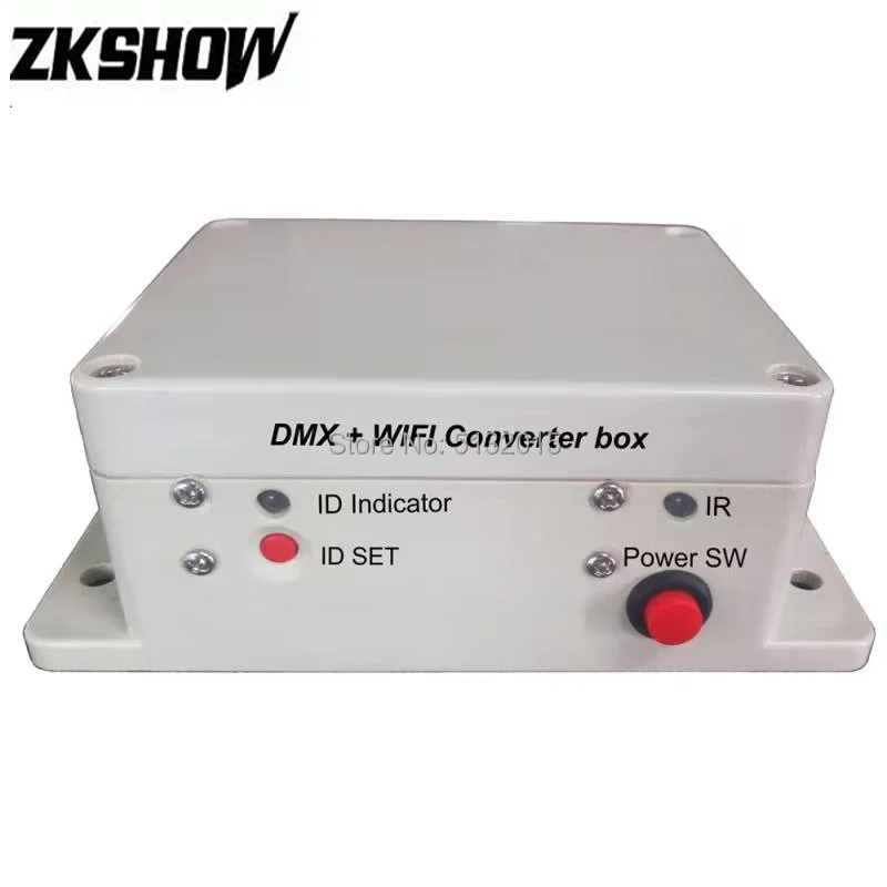 WIFI + DMX IRC конвертер коробка для беспроводной батареи дистанционного светодиодный