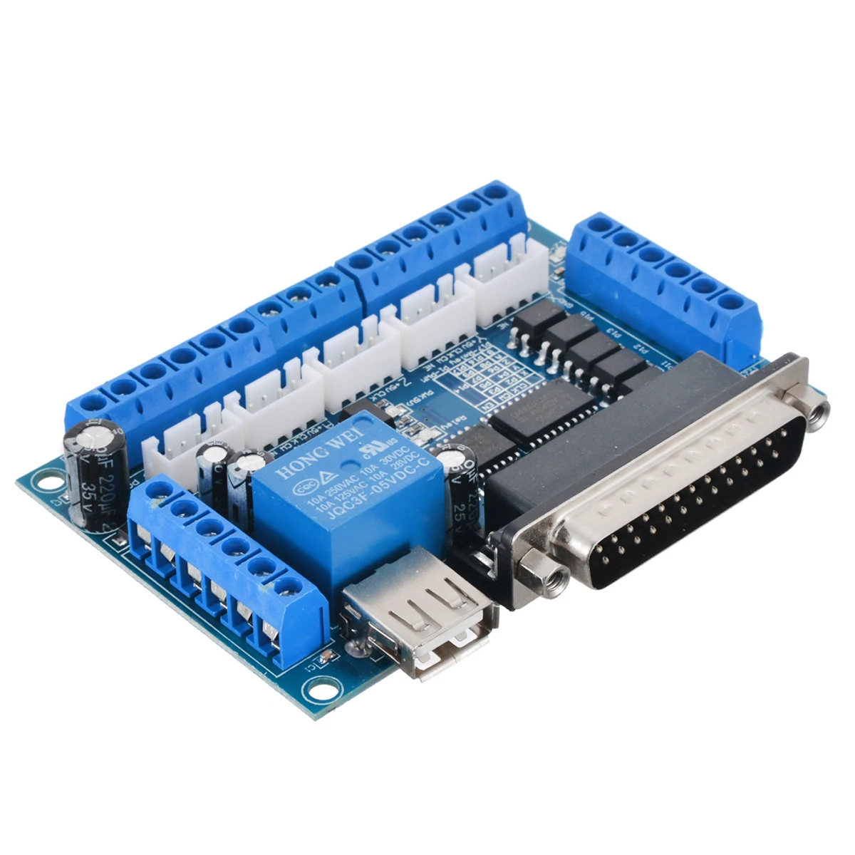 Высокое качество 5 оси ЧПУ коммутационная плата с USB кабелем для Драйвер шагового