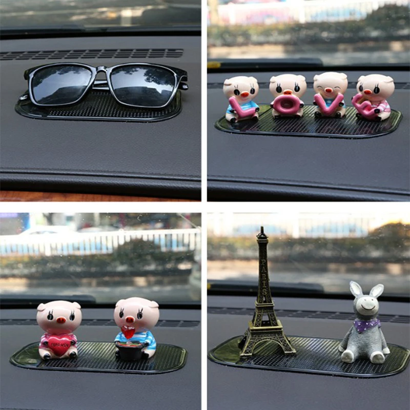 13*7 см автомобильный гаджет паук Противоскользящий коврик авто Интерьер телефон