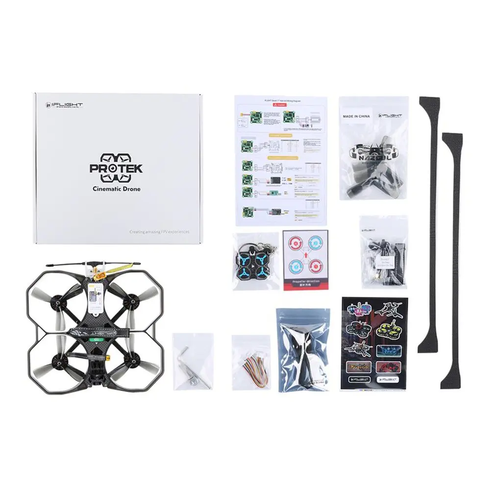 

Iflight ProTek35 аналоговый 151 мм 3,5 дюйма 6S Cinewhoop BNF с Racecam R1 Mini 1200TVL 2,1 мм Cam/Beast Whoop F7 55A AIO для FPV