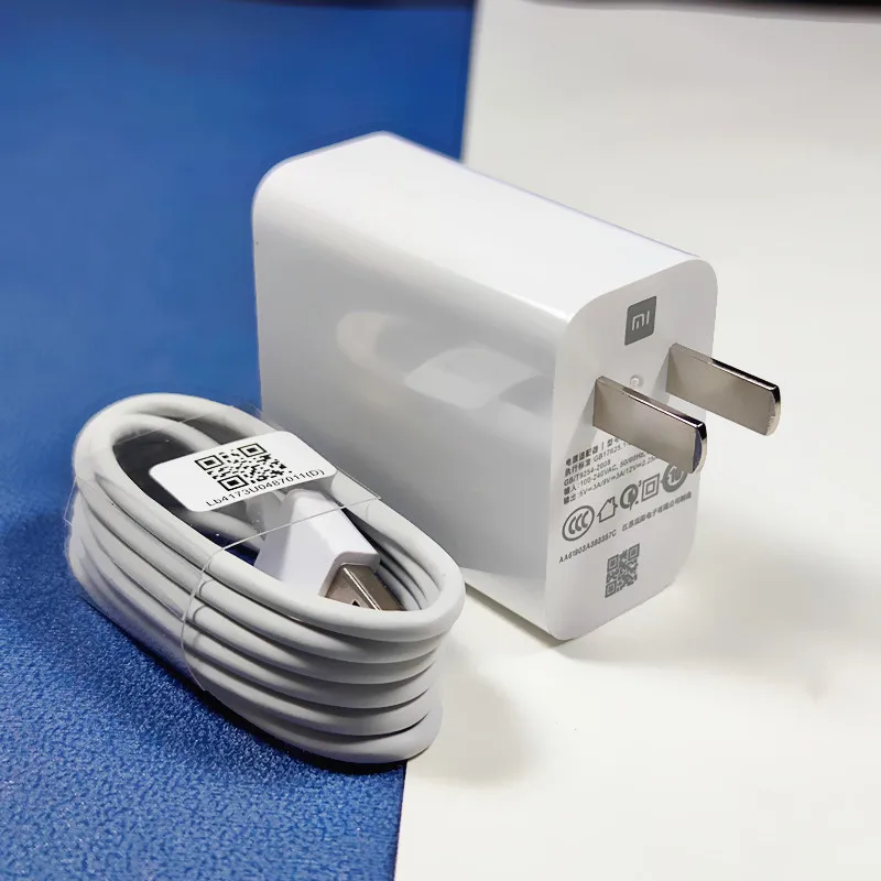 

Original EU xiaomi charger 27W Fast charge adapter 3A type c cable for mi 9 se 9t pro CC9 mi9t pro K20 K30