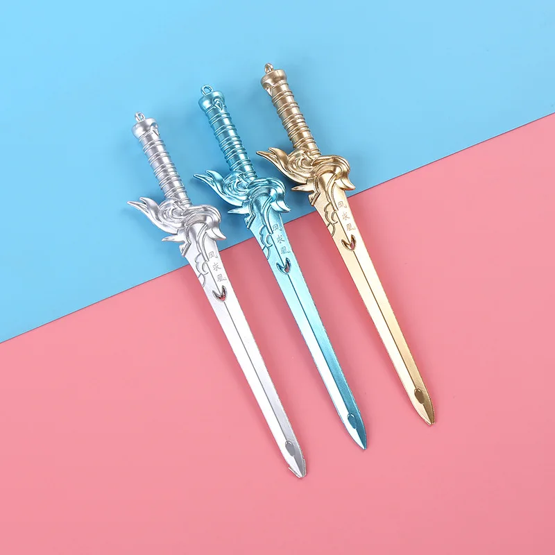 

24 Pcs Creative Stationery Sword Gel Pen Dart Modeling Toy Magnetic Flying Styling Pen Kawaii School Supplies