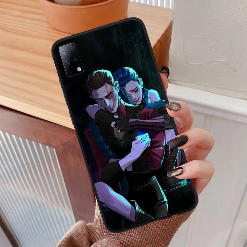 hot arcane jinx phone case for huawei honor v30 9 5a 7 v20 v10 8 7a lite view pro x soft cover fundas free global shipping