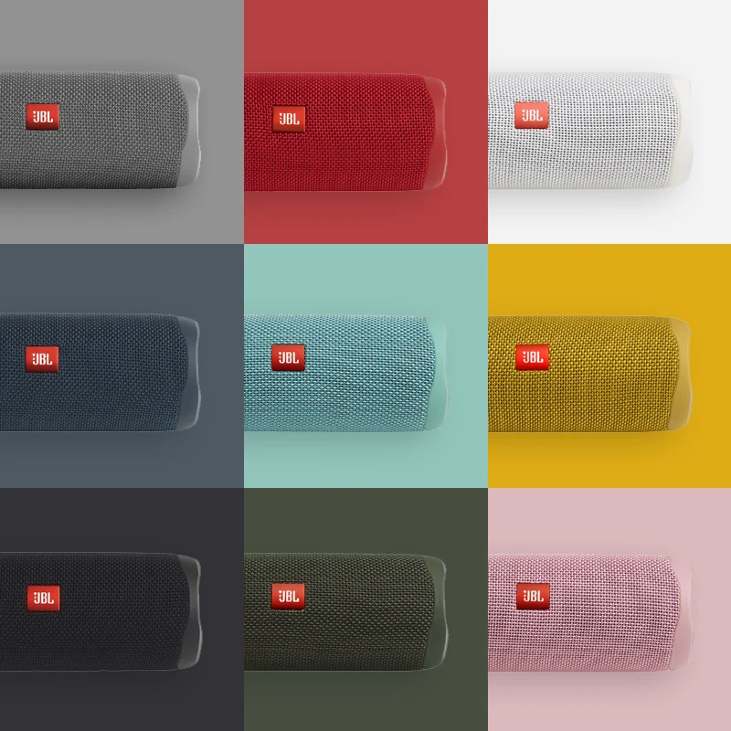 Беспроводная Портативная колонка JBL Flip 5 IPX7 водонепроницаемый Bluetooth басовый канал