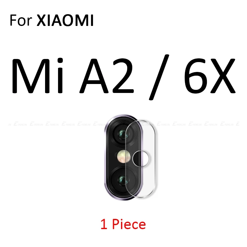 For XiaoMi Mi A2 6X Задняя Защитная пленка для объектива камеры из закаленного стекла для Xiaomi mi 9T 9 SE 6X A2 Lite A3 Red mi Note 8T 8 7 5 6 Pro PocoPhone F1 - Цвет: For XiaoMi Mi A2 6X