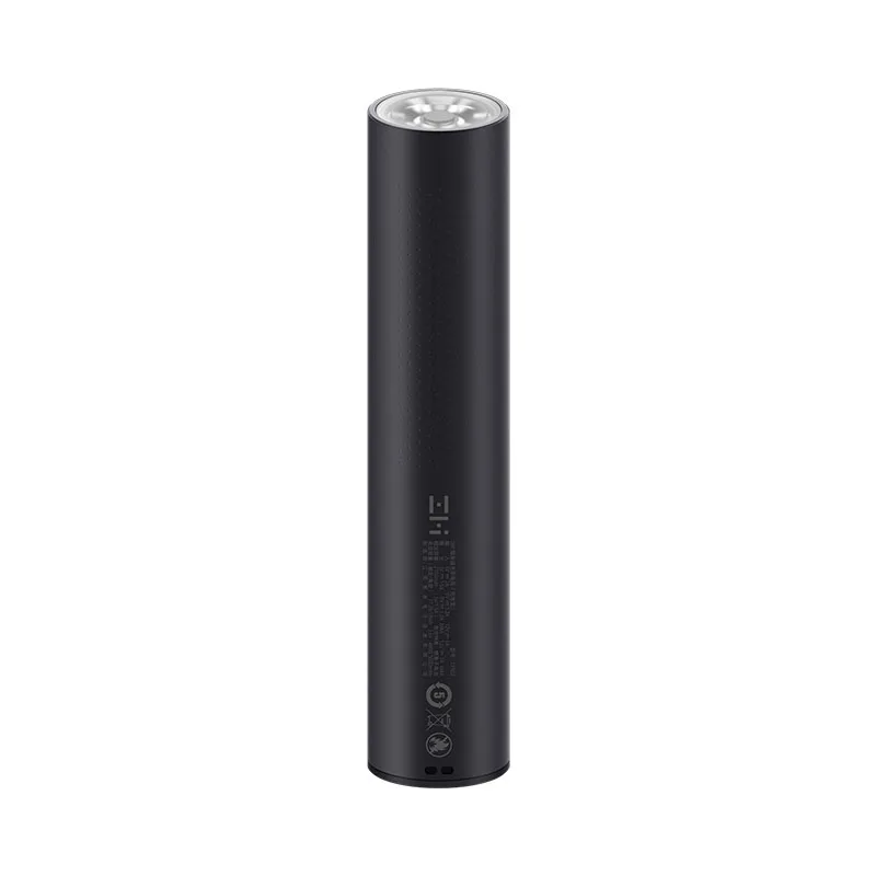Black Xiaomi ZMI светодиодный фонарик с поддержкой usb зарядки для iphone samsung huawei 5000 мА/ч портативные фонарики фонарь - Испускаемый цвет: Black