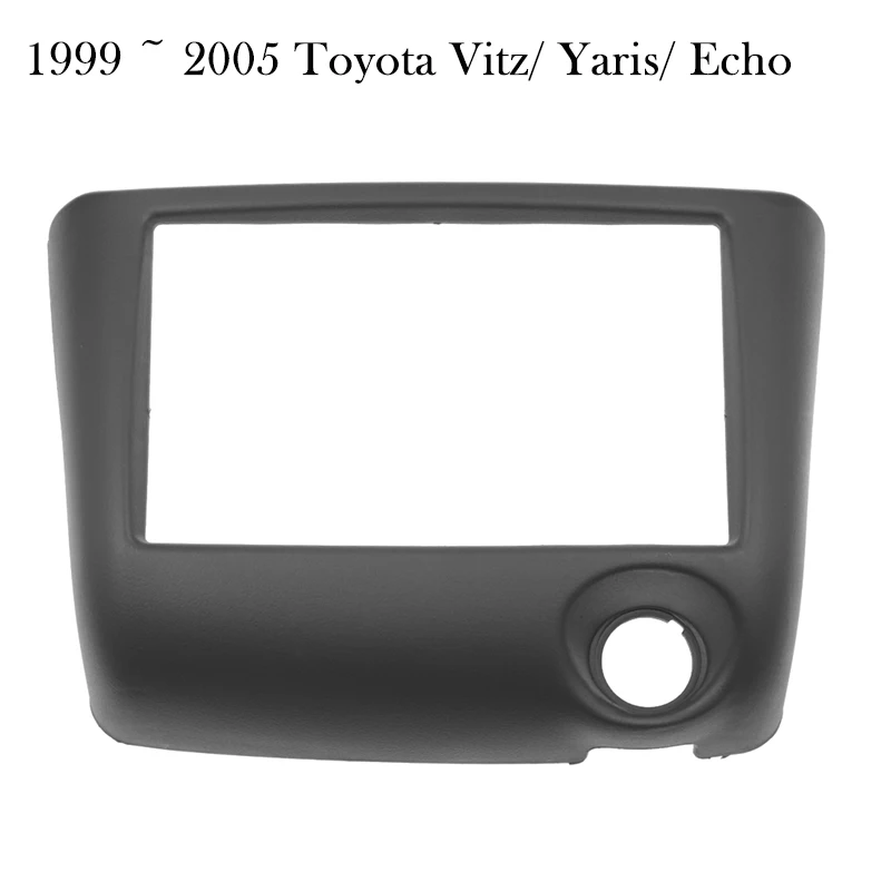 2 Din Автомобильная стереопанель Fascia Для Toyota Yaris Echo Vitz Platz 1999-2005 чехол для аудиорамы