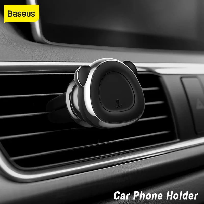 Автомобильный держатель для телефона Baseus iPhone X Xr Xs Max 7s 8 8s 360 градусов подставка