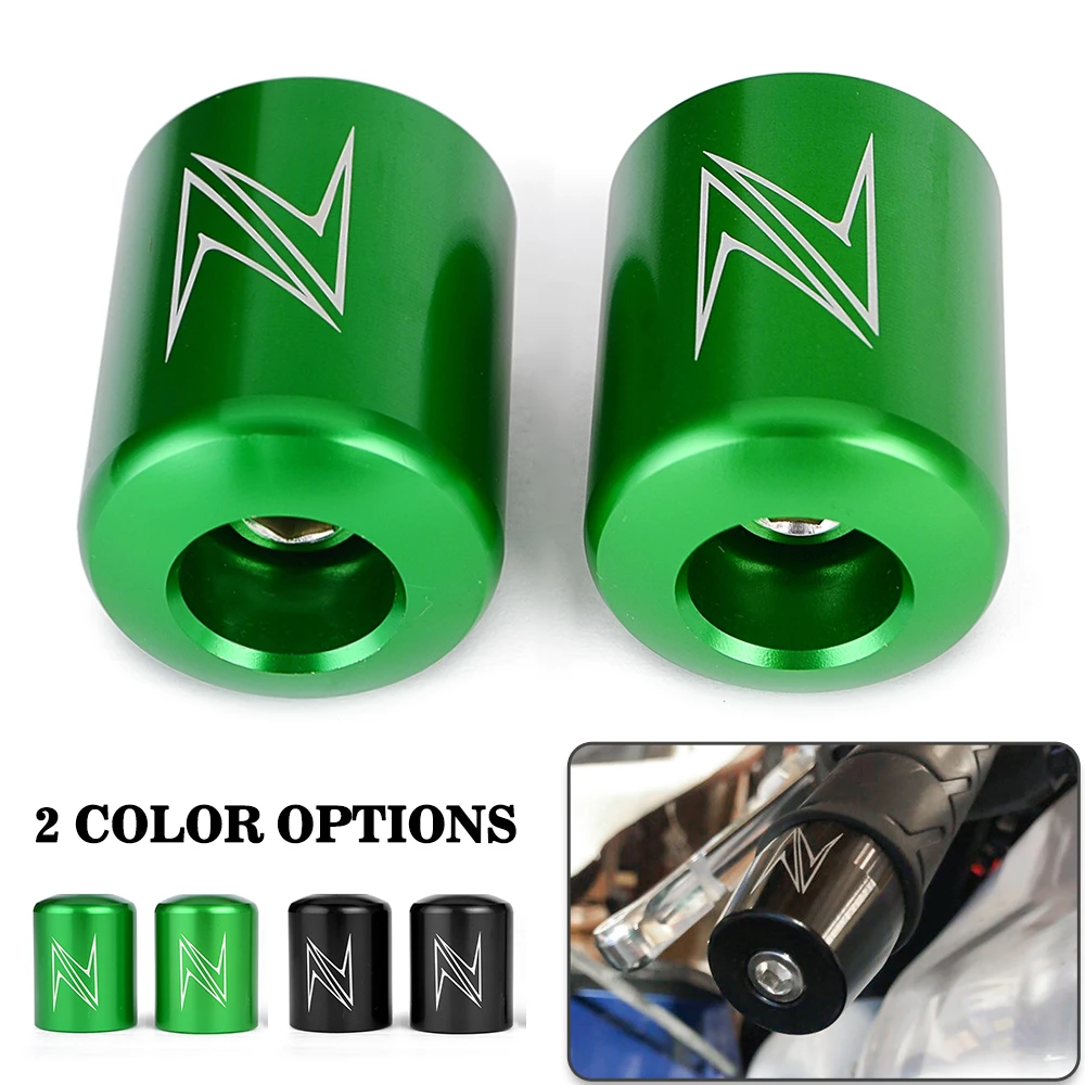

For Kawasaki Z250 Z300 Z650 Z750 Z800 Z900 Z1000 Handle Bar Ends Cap Handlebar Grips End
