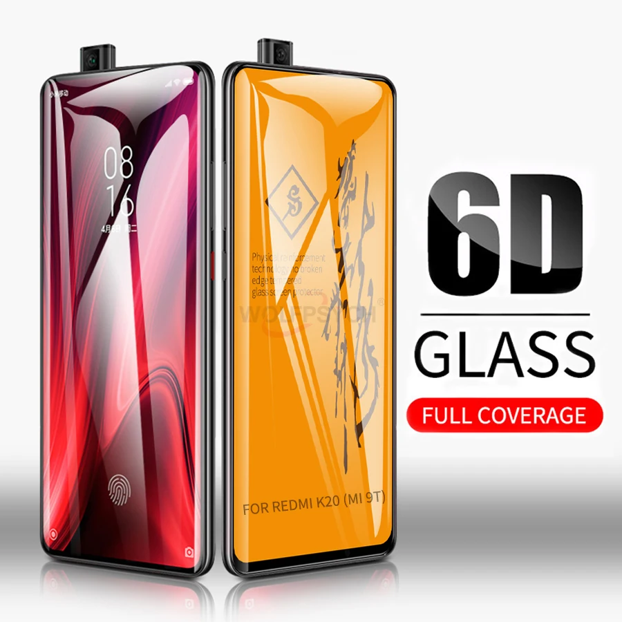 Закаленное стекло 6D 9H с полным покрытием для Xiaomi Mi 9T Redmi K20 Pro защитная пленка