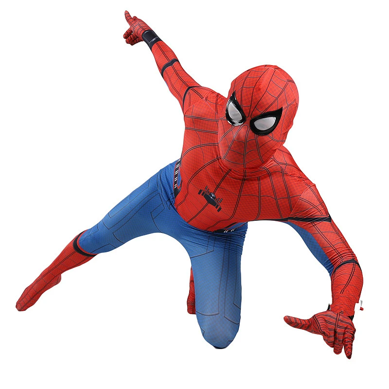Костюм Человека паука высокого качества для взрослых Детская маска Одежда
